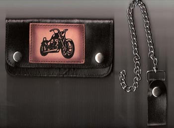 chopper biker wallet