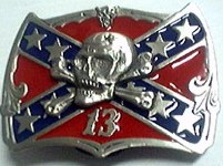 Rebel 13 with skull buckle