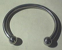 stainless steel barbell bracelets